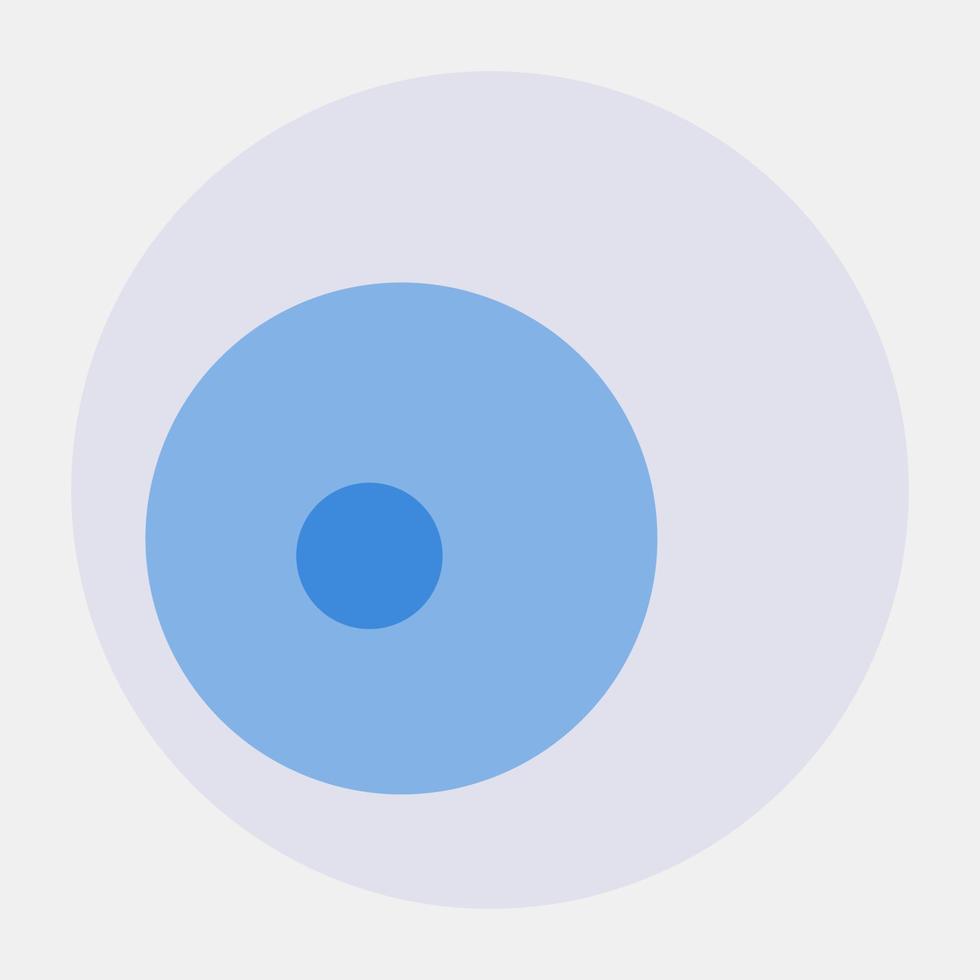 Icon eye ball.Icon in flat style. Suitable for prints, poster, flyers, party decoration, greeting card, etc. vector