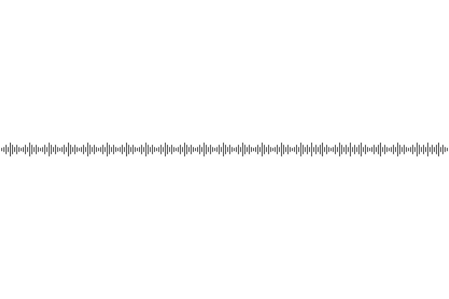 Sound Wave Music Volume Icon Symbol for Logo, Apps, Pictogram, Website or Graphic Design Element. Vector Illustration