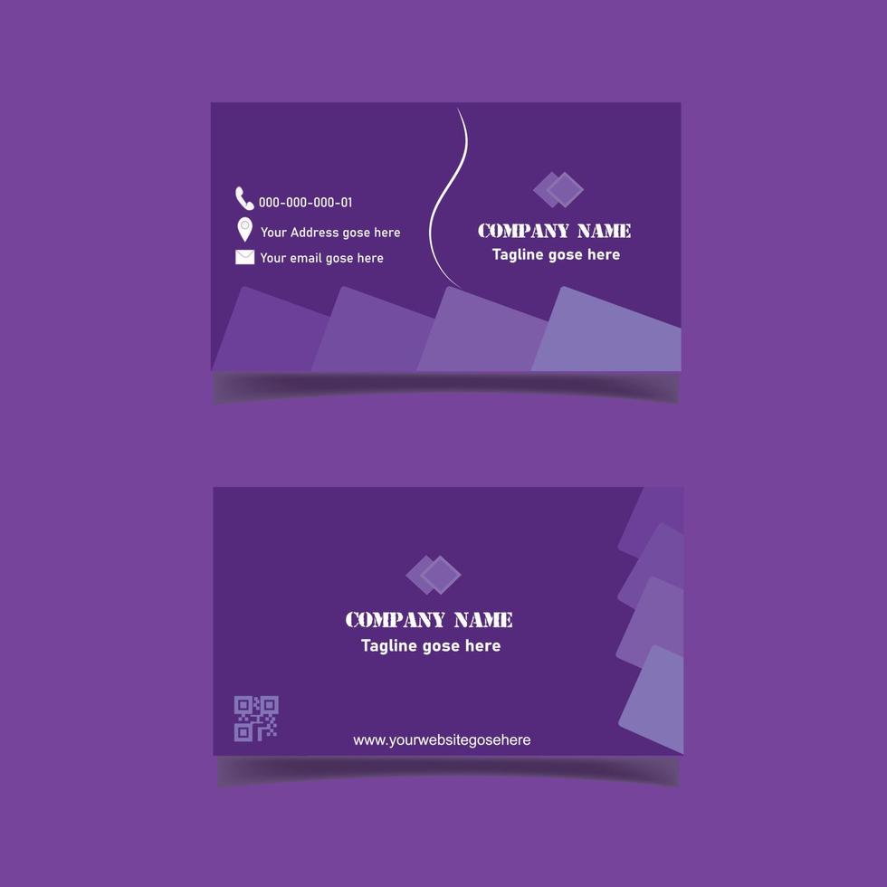 Business contact Card vector
