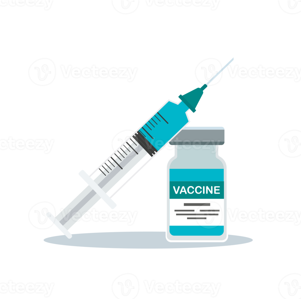 vaccine vial and syringe png