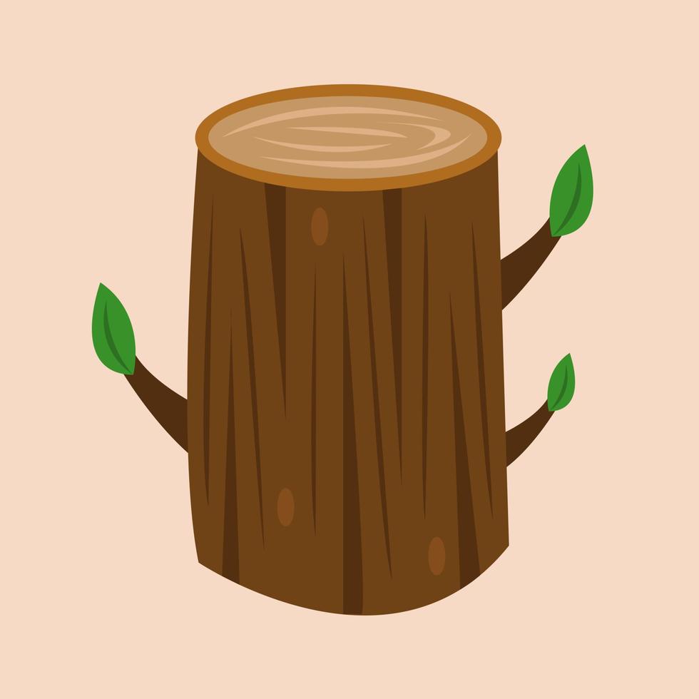 Ilustración de vector de madera de tronco de árbol para diseño gráfico y  elemento decorativo 12098871 Vector en Vecteezy