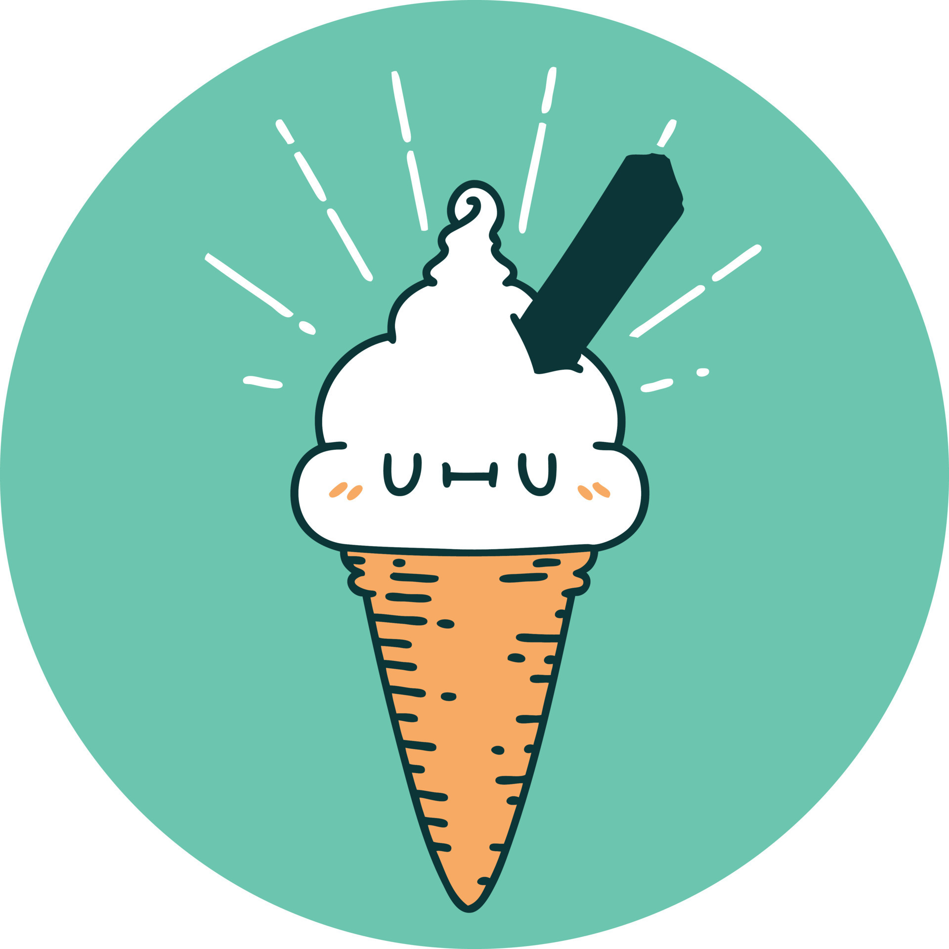 Delicious ice cream by tattooist pokeeeeeeeoh  Tattoogridnet