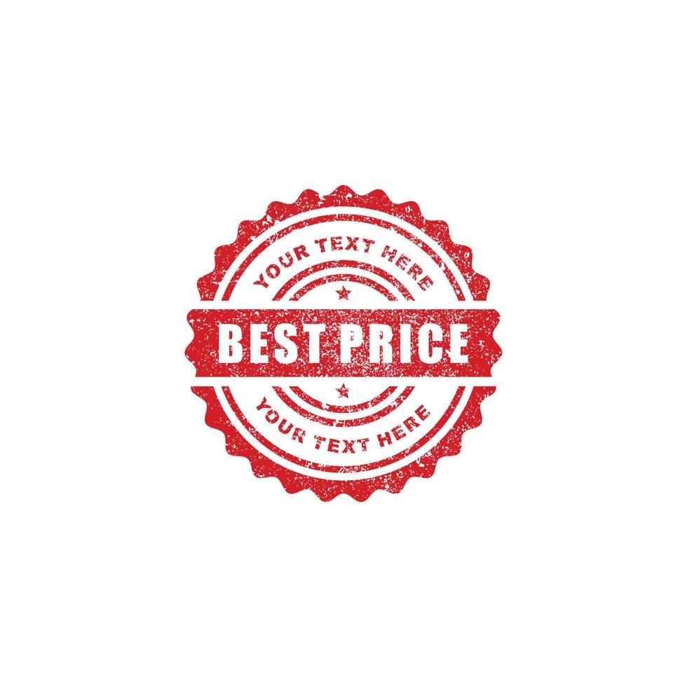 Best price grunge stamp seal icon vector