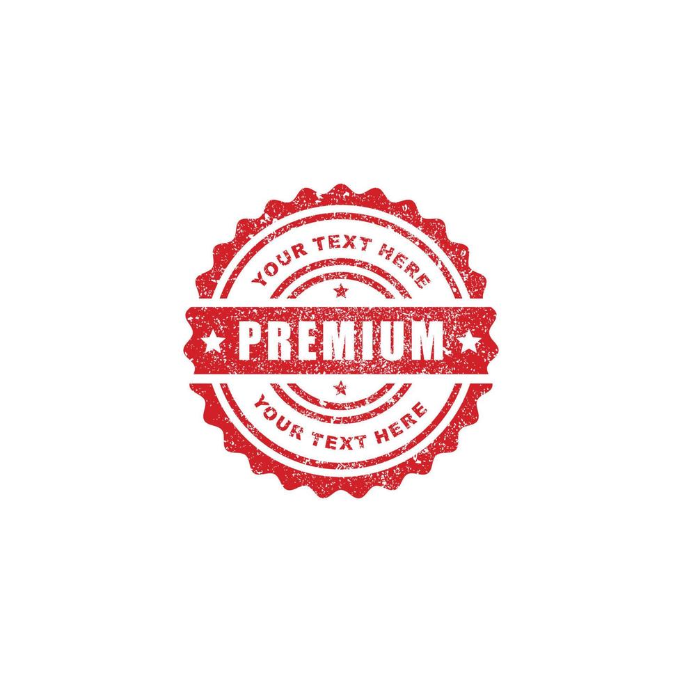 Premium grunge stamp seal icon vector