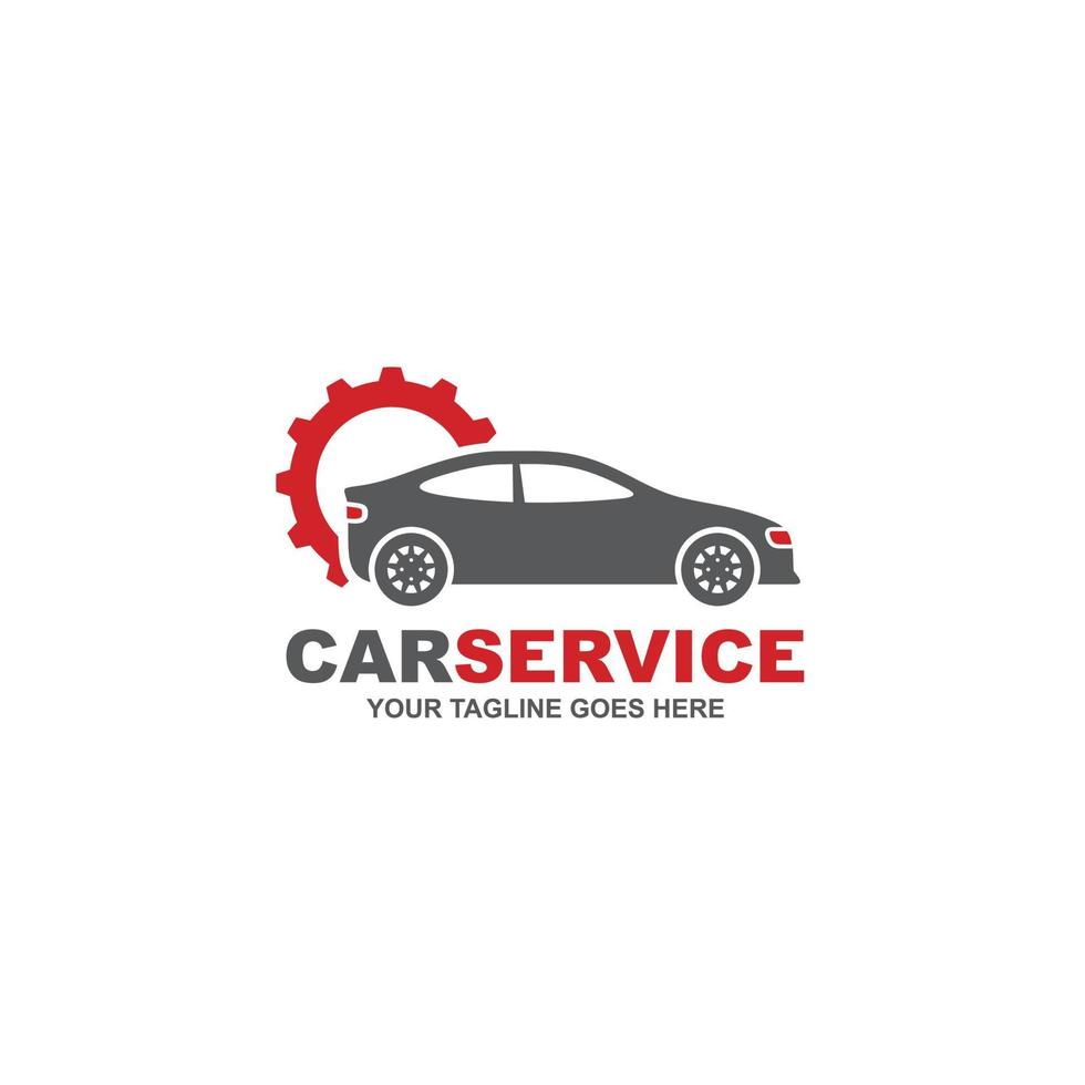 Car repair simple flat logo vector