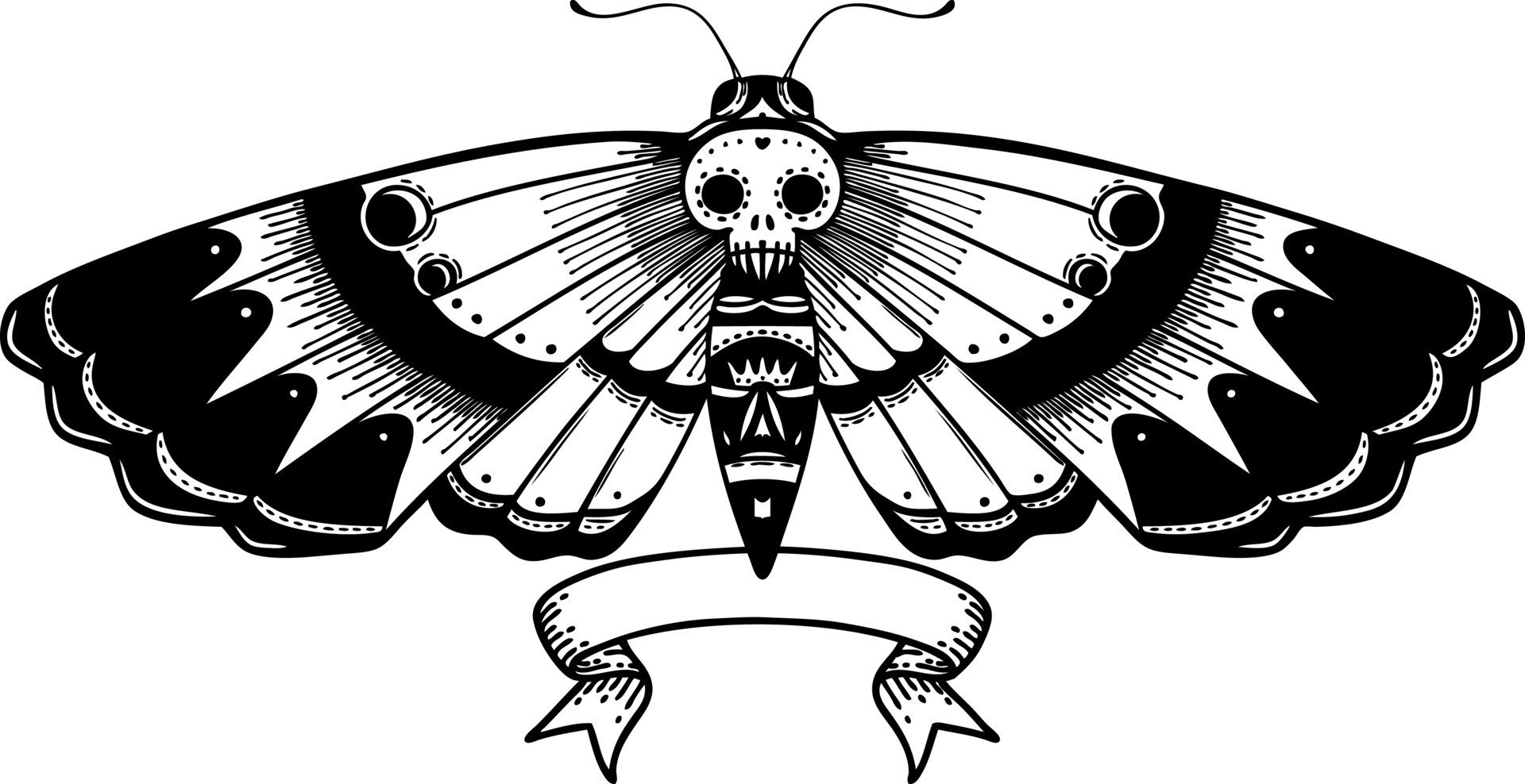 ArtStation  Tattoo Design  Moth