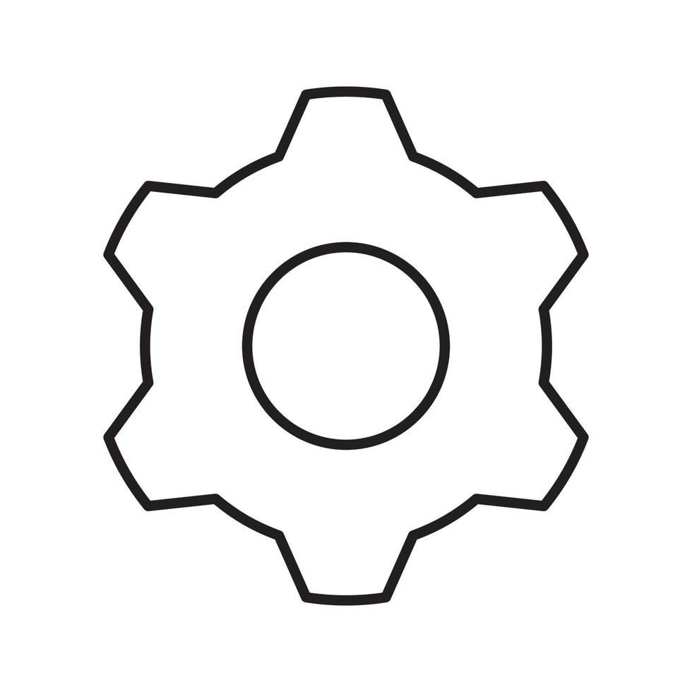 gear icon vector for website symbol icon presentation