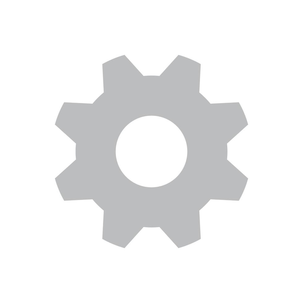 gear icon vector for website symbol icon presentation