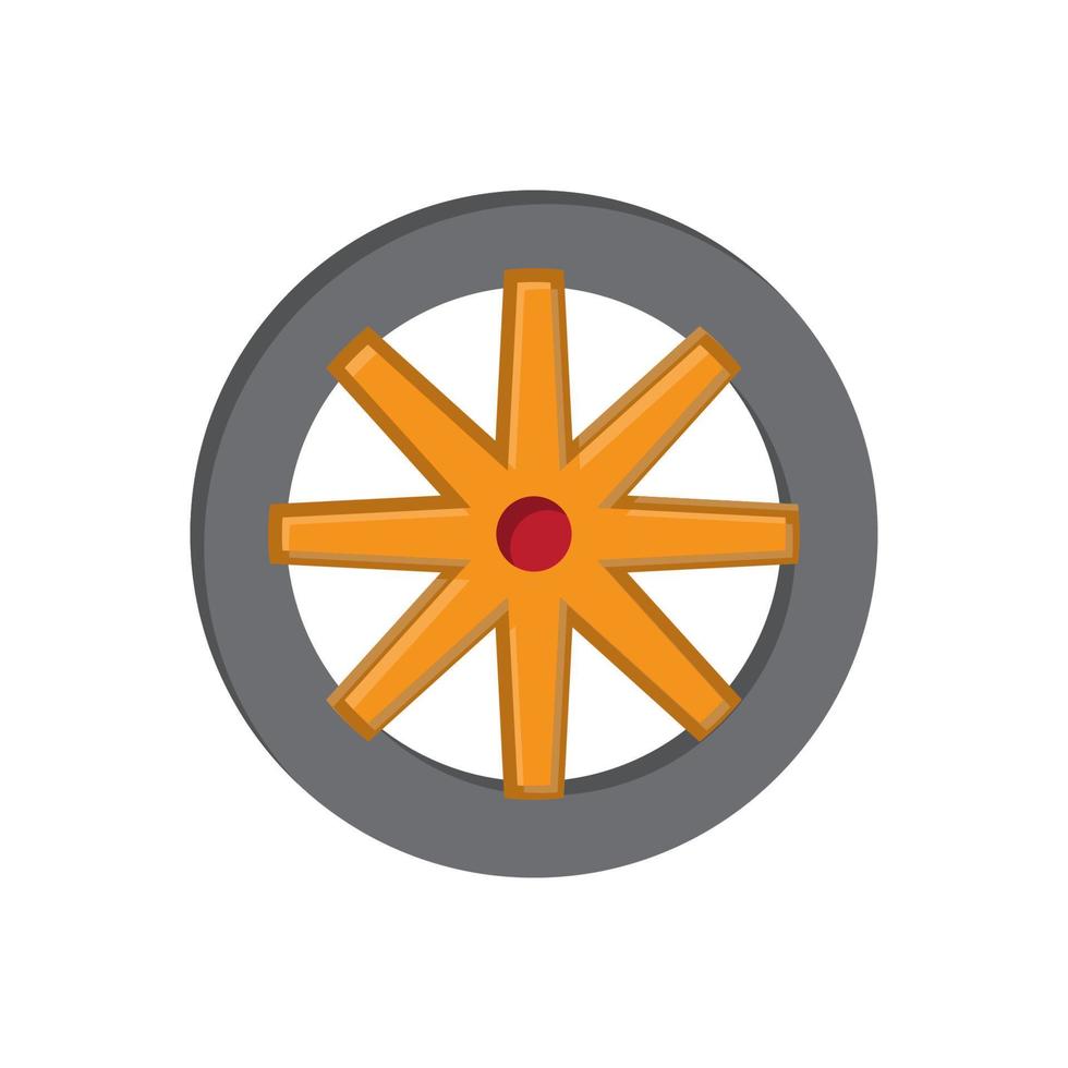 vector de rueda para presentación de icono de símbolo de sitio web