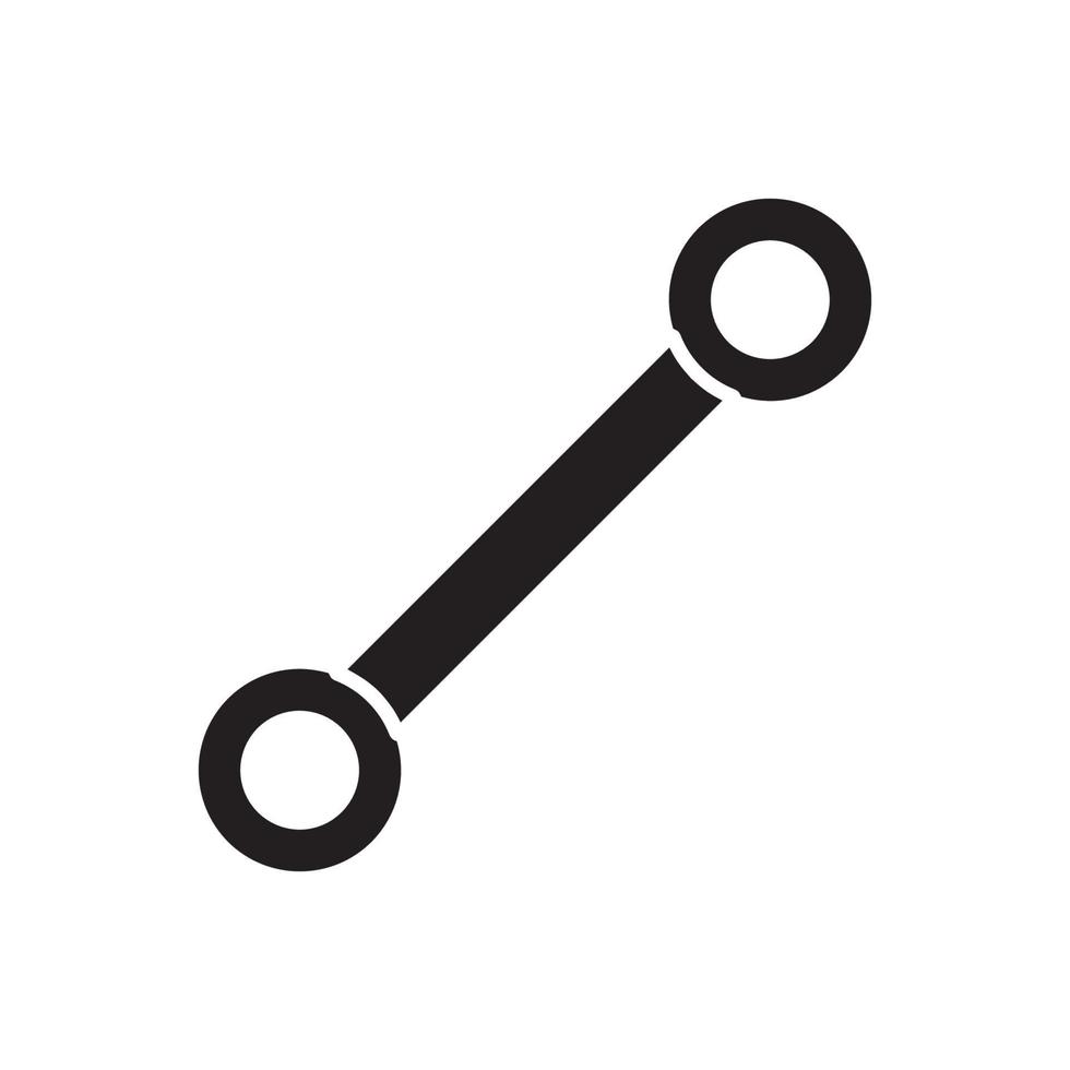 wrench vector for website symbol icon presentation