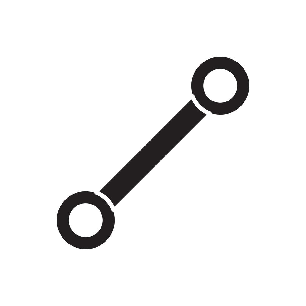 wrench vector for website symbol icon presentation