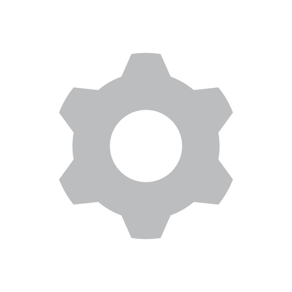 gear icon vector for website symbol icon presentation