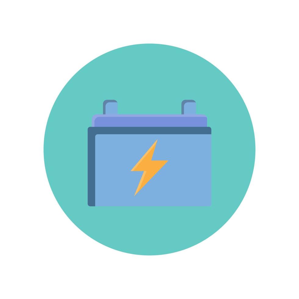 battery car vector for website symbol icon presentation