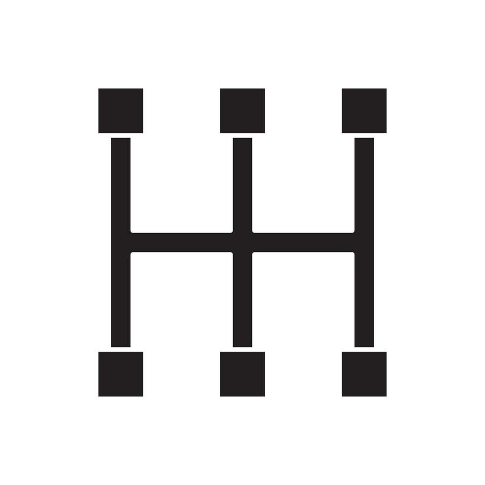 car pedal vector for website symbol icon presentation