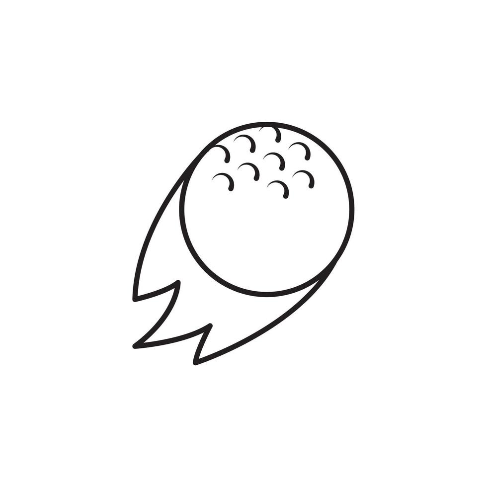 golf ball vector for website symbol icon presentation