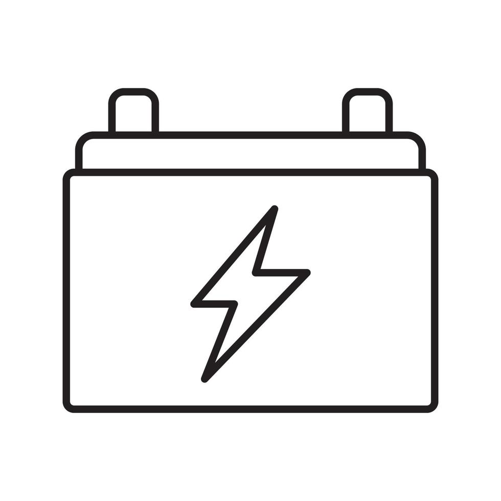 battery car vector for website symbol icon presentation