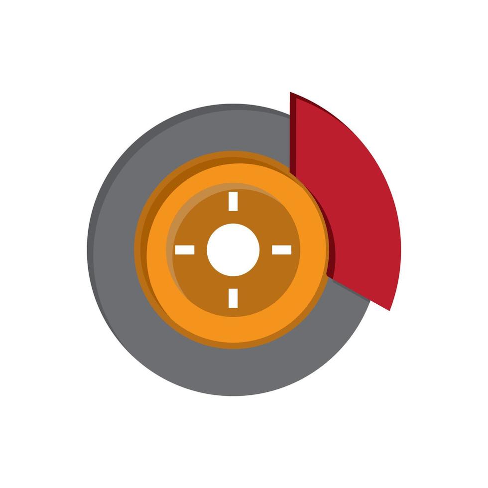 vector de rueda para presentación de icono de símbolo de sitio web
