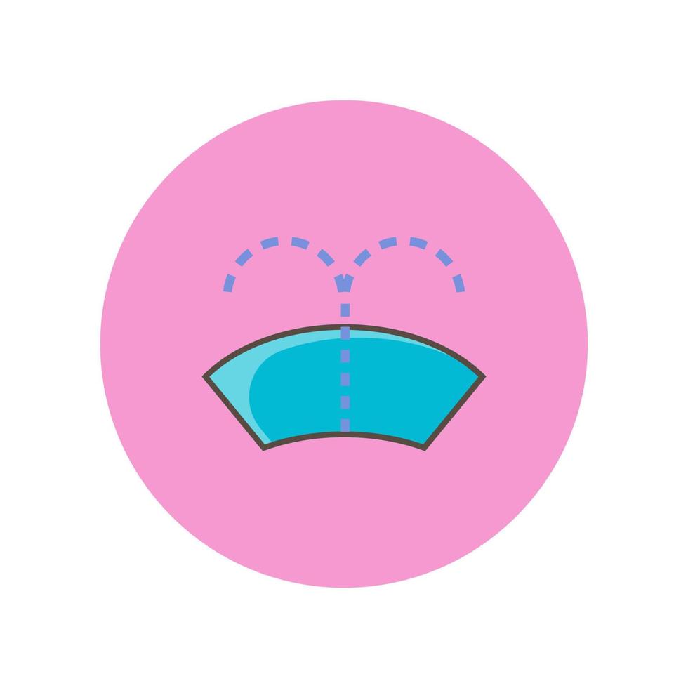 wind shield car vector for website symbol icon presentation