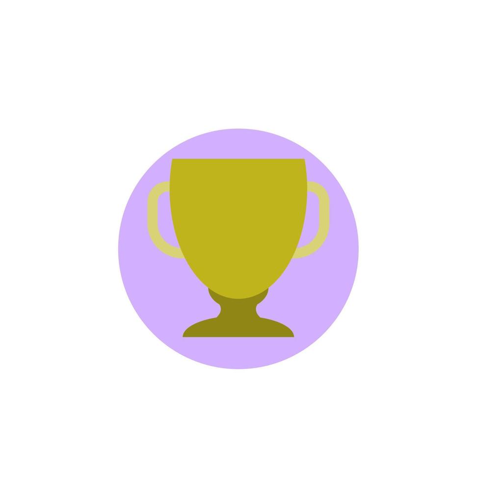 vector de trofeo para presentación de icono de símbolo de sitio web