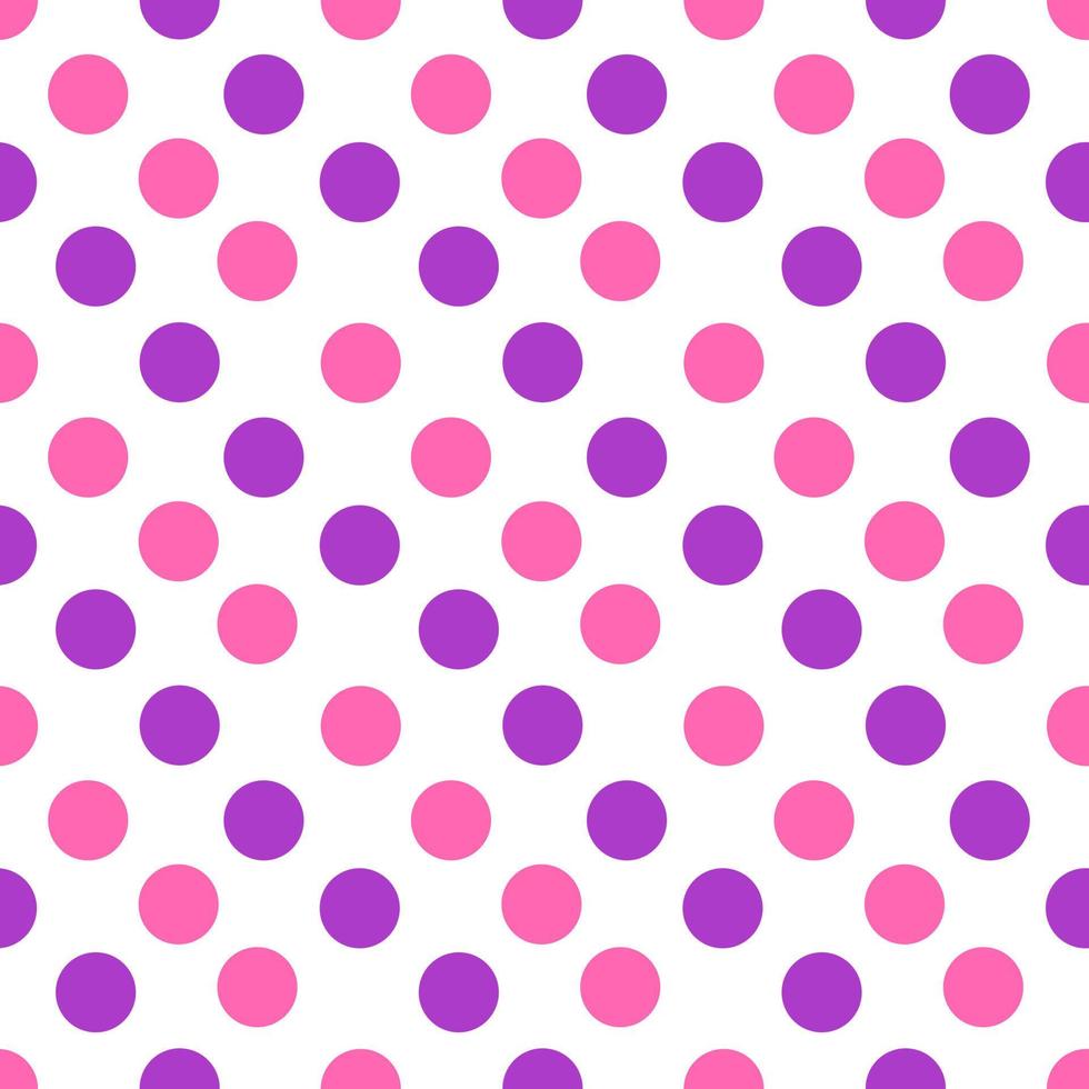 seamless polka dots pattern design vector