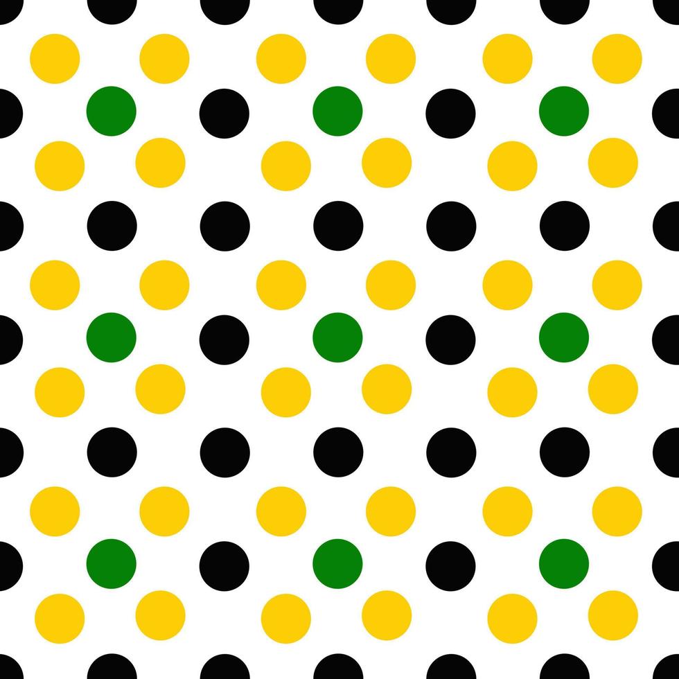 seamless polka dots pattern design vector