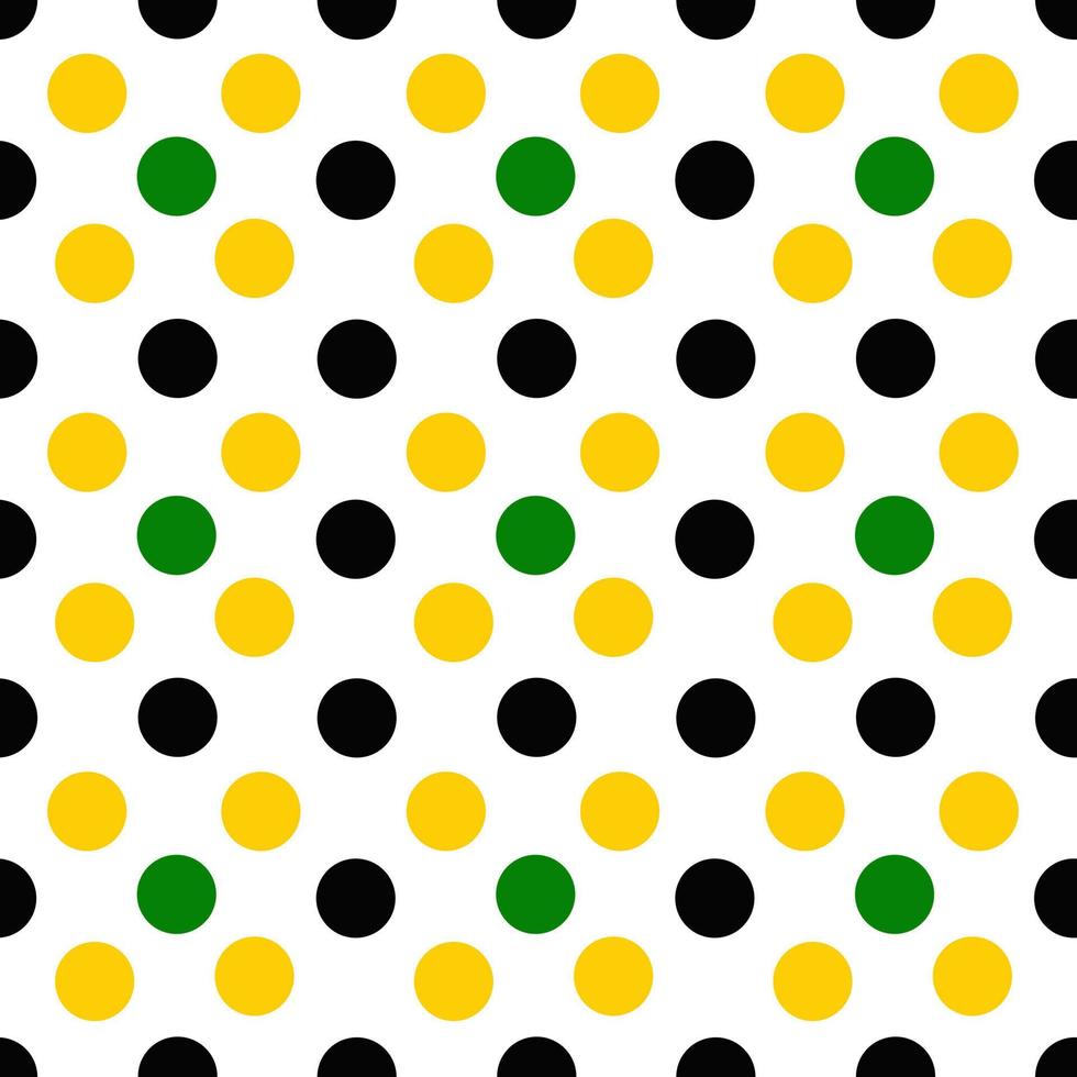 seamless polka dots pattern design vector