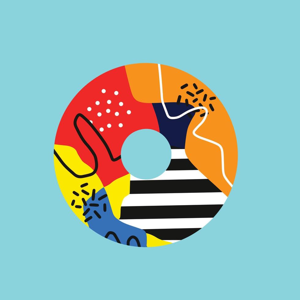 O Alphabet Design vector