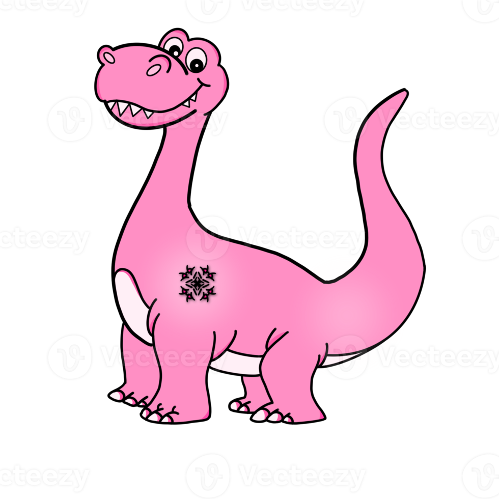 de roze dinosaurus png
