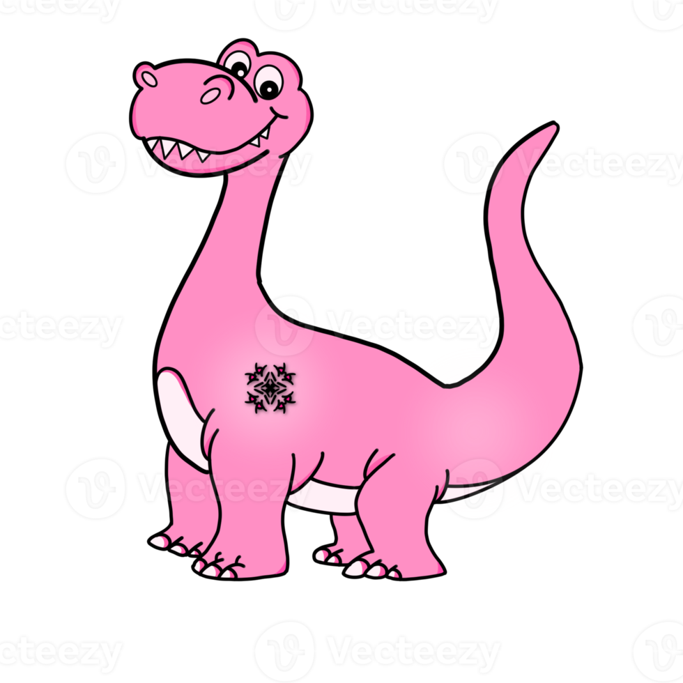 der rosa Dinosaurier png