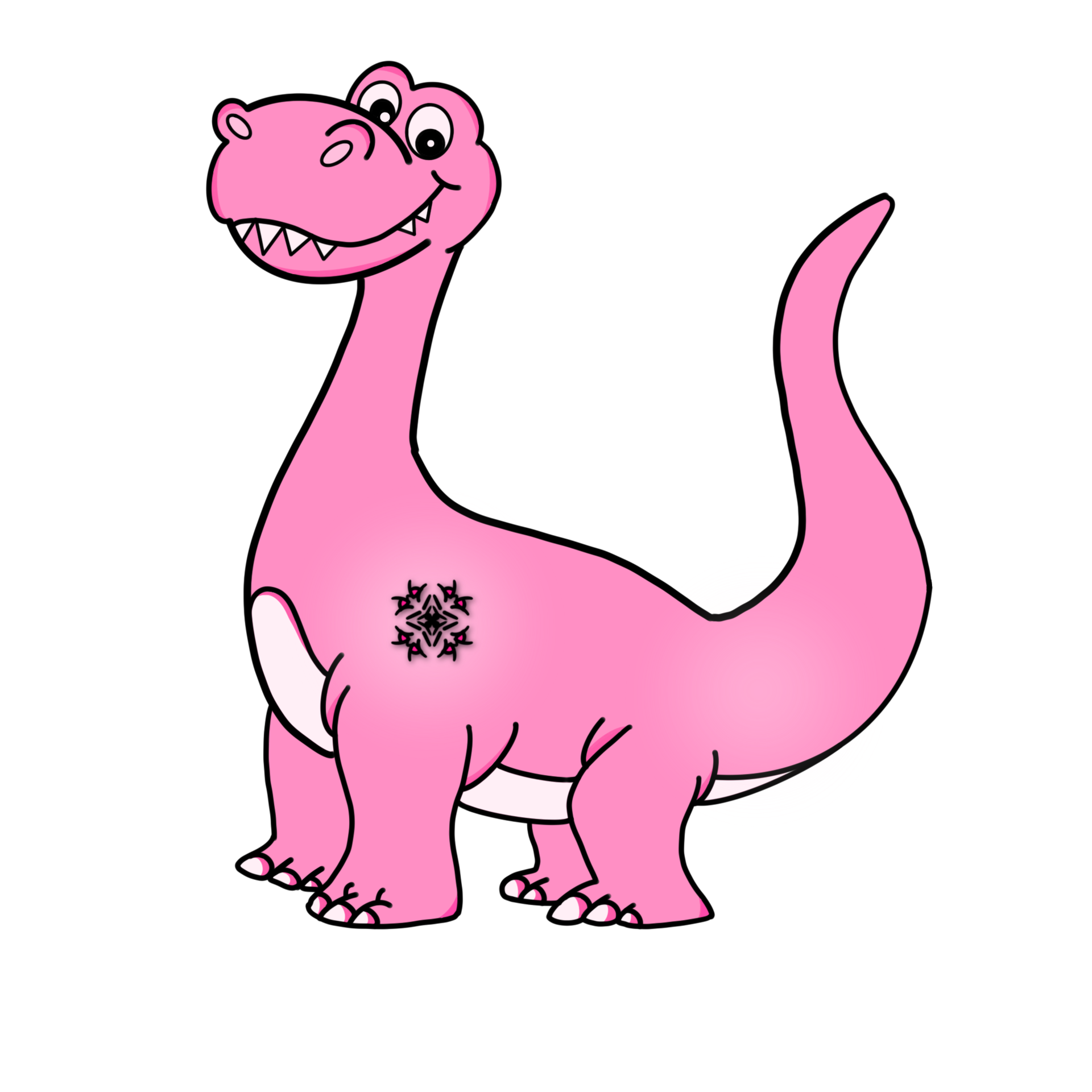 o dinossauro rosa 12104375 PNG