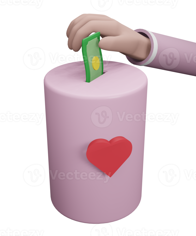 3d renderen bijdrage doos png