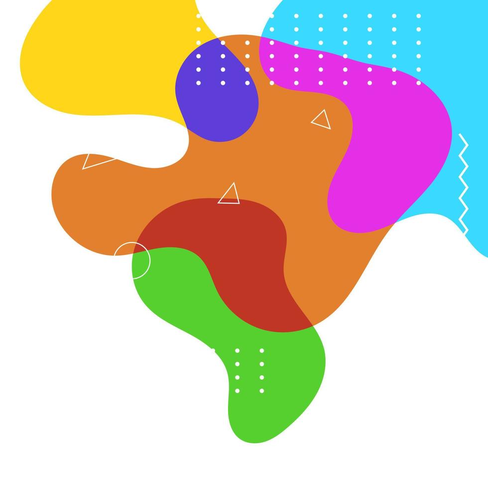 Info graphic or social media background, liquid art, abstract, flat, simple art. vector