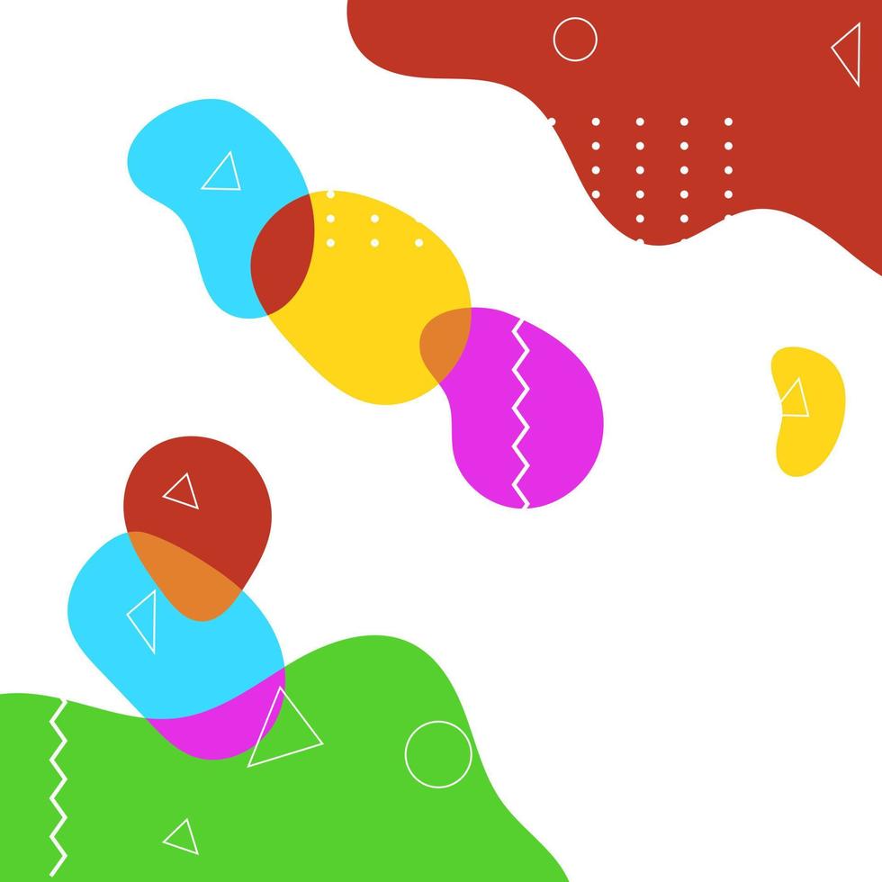 Info graphic or social media background, liquid art, abstract, flat, simple art. vector