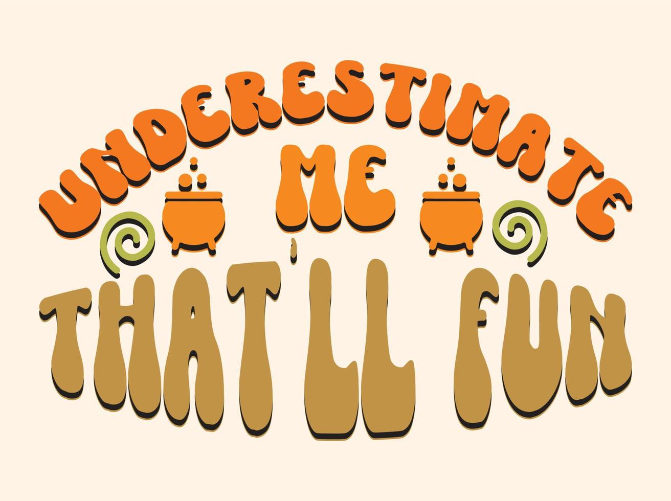 Retro halloween t-shirt design vector
