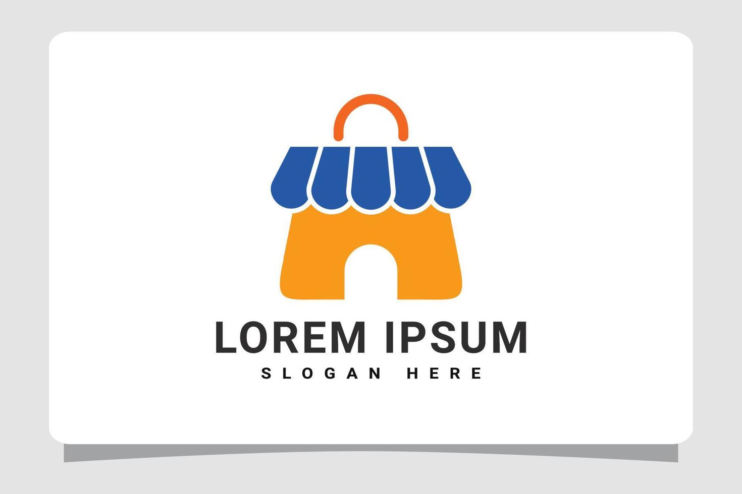 Shopping Bag Logo Template Design Inspiration vector