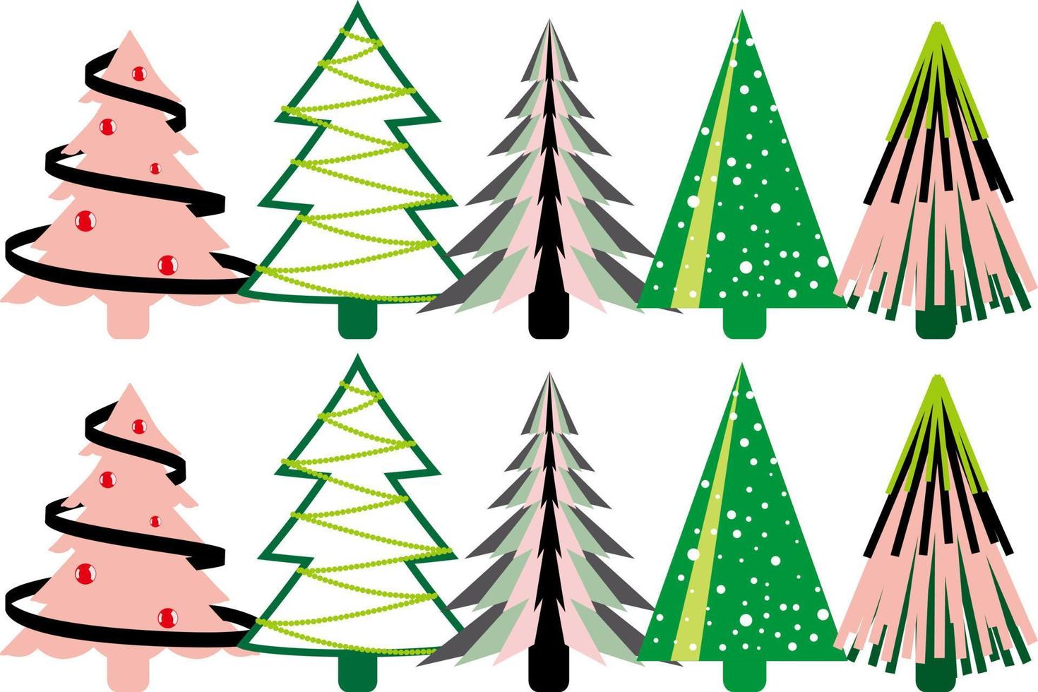 Christmas tree wallpaper background seamless pattern. paper fabric wrapping seamless Xmas. vector