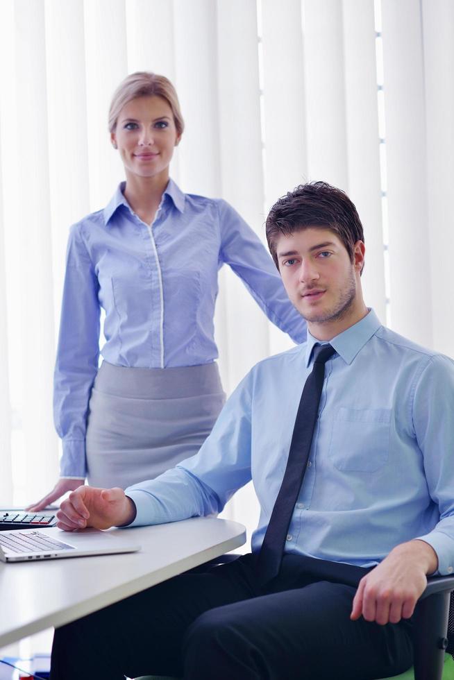 business people in a meeting at office photo