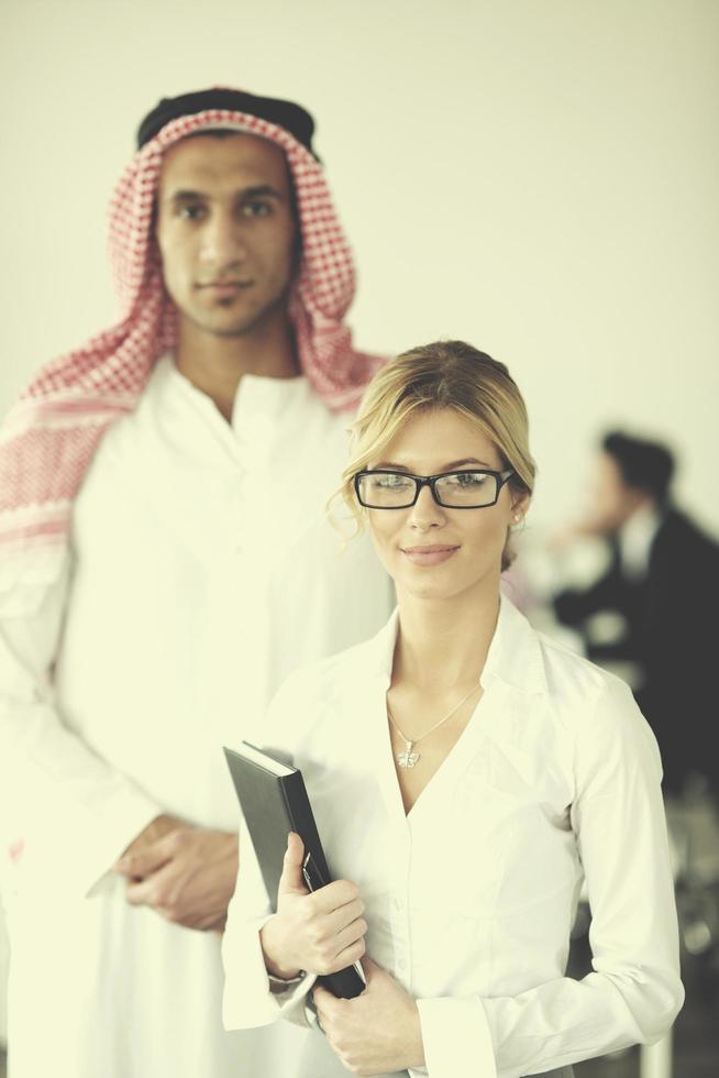 Arabic business man at meeting photo