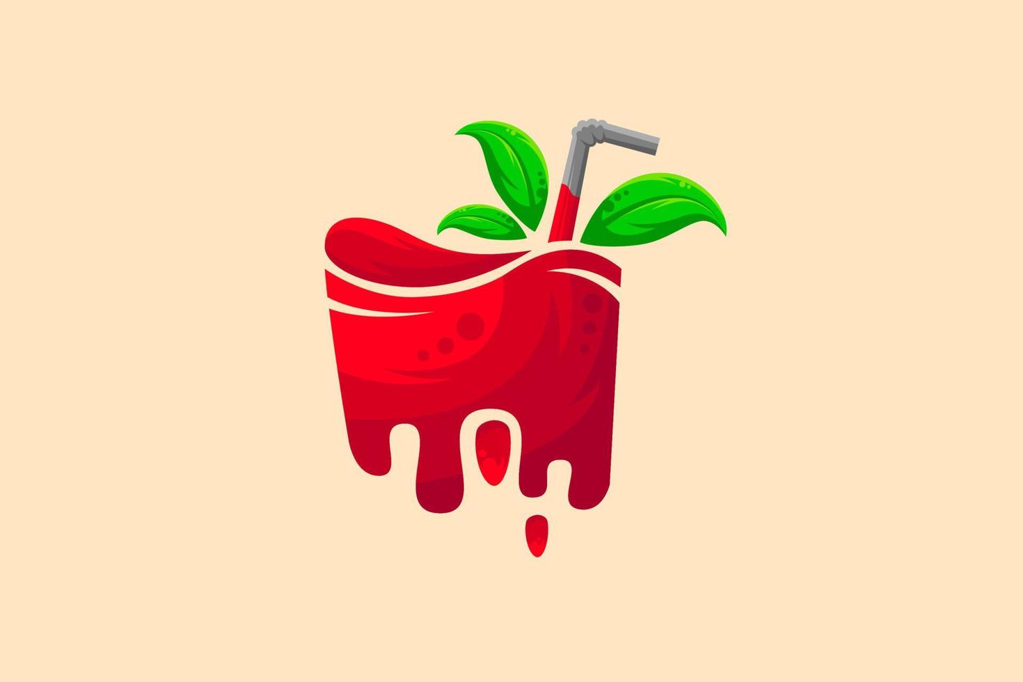 juice vector. you can use it as your logo or business icon vector