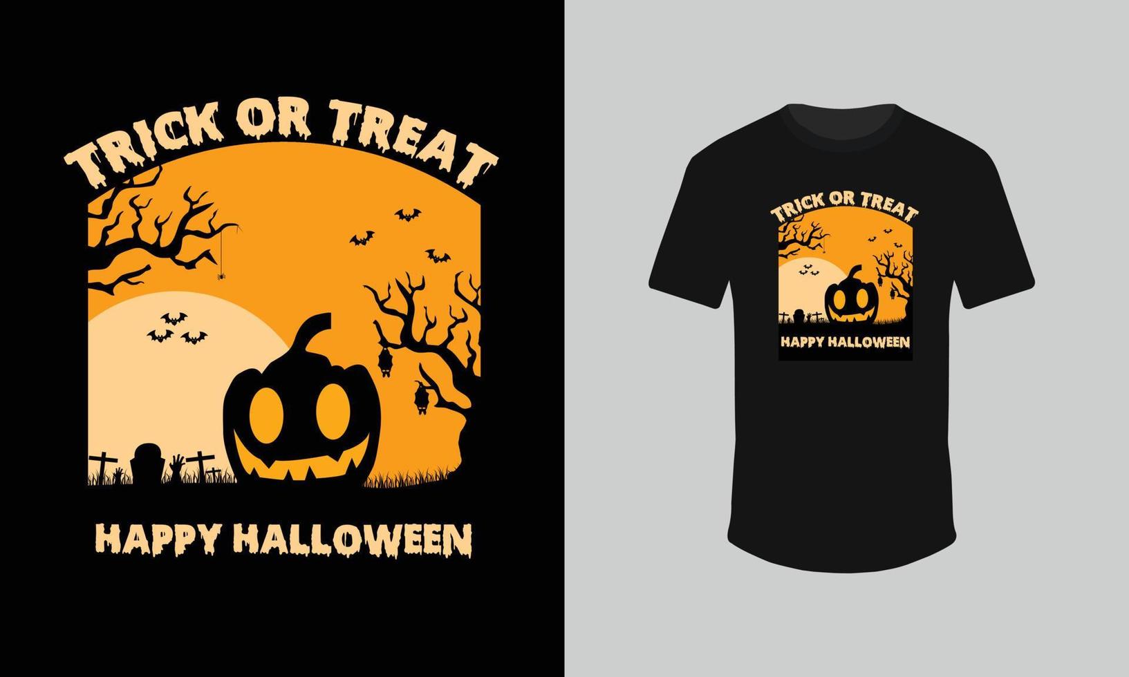 Happy Halloween t shirt design vector