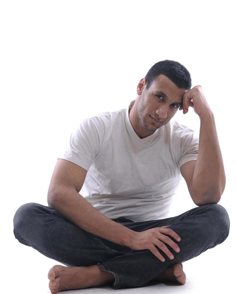 portrait of relaxed young man photo