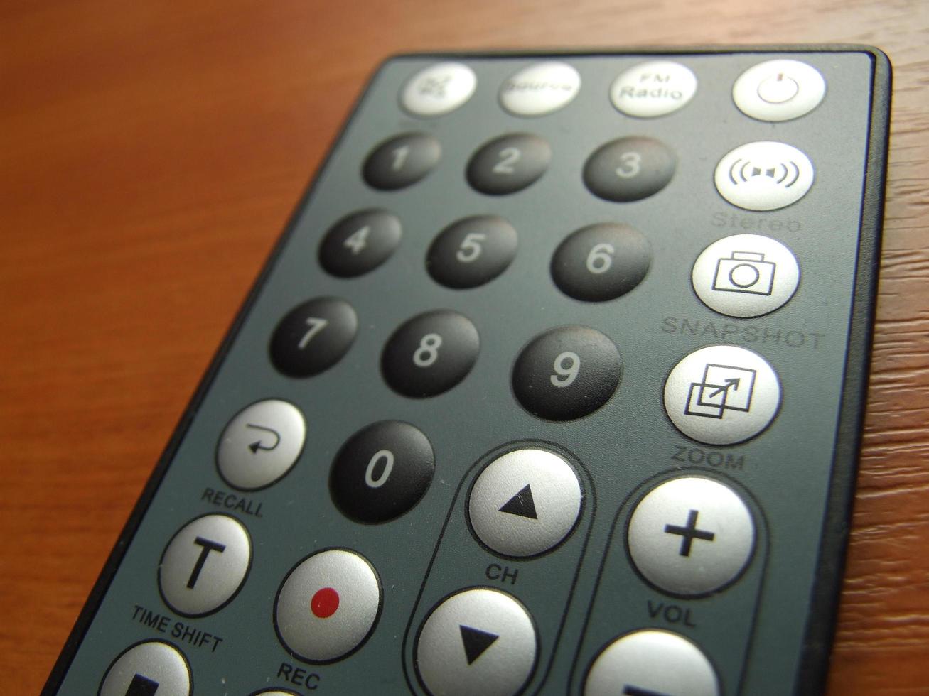 Calculator on table photo
