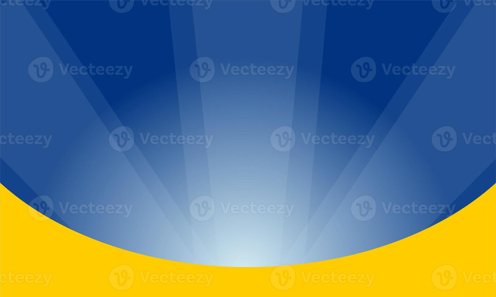 Abstract background blue yellow and light. for web or social media post template photo