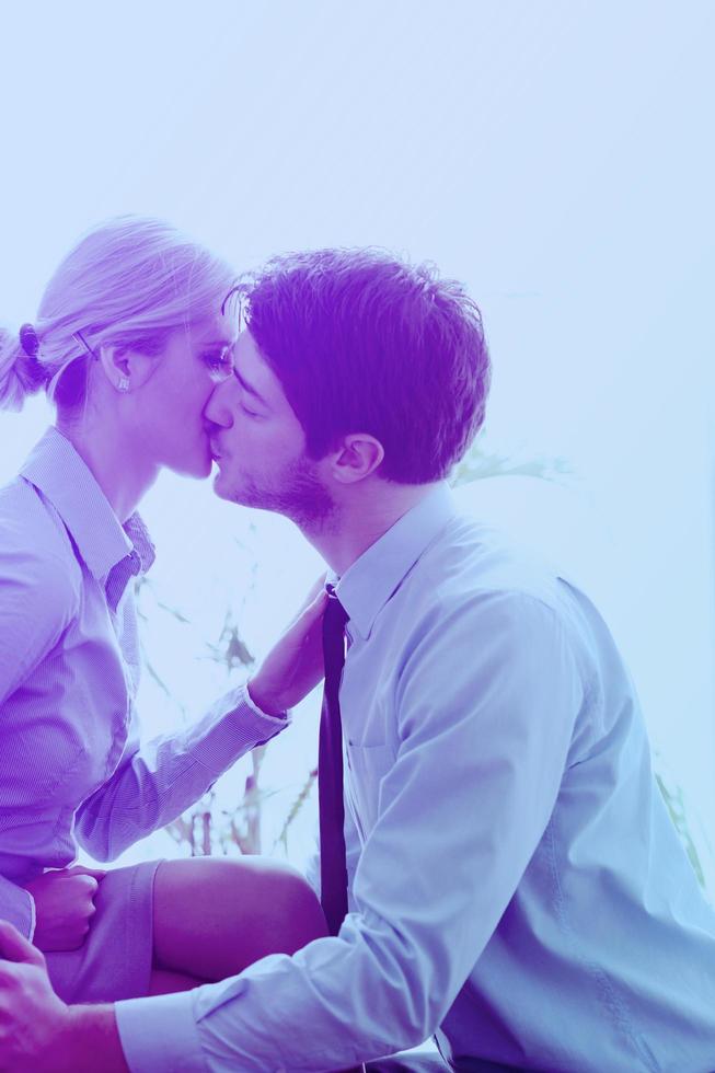 business people romance photo