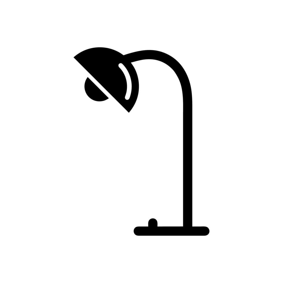 Desk lamp icon vector design templates