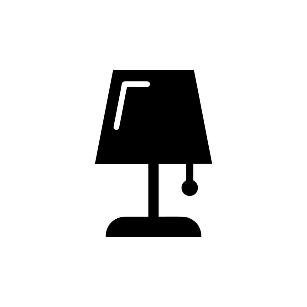 Desk lamp icon vector design templates