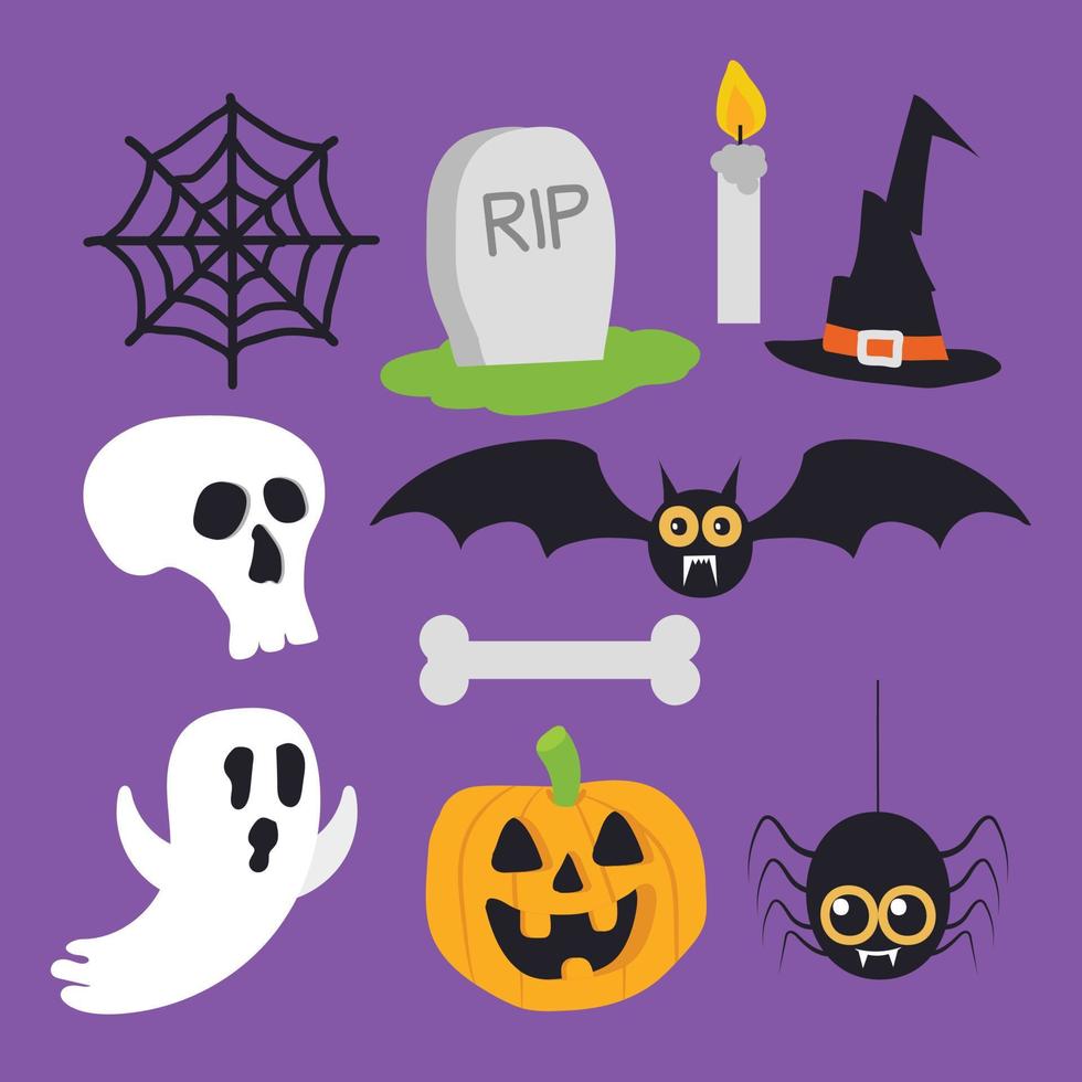 Halloween Hand Drawn Vector Illustration
