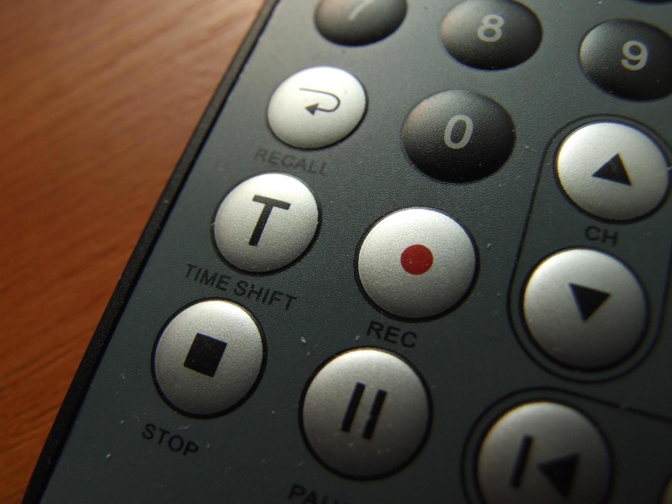 Calculator on table photo