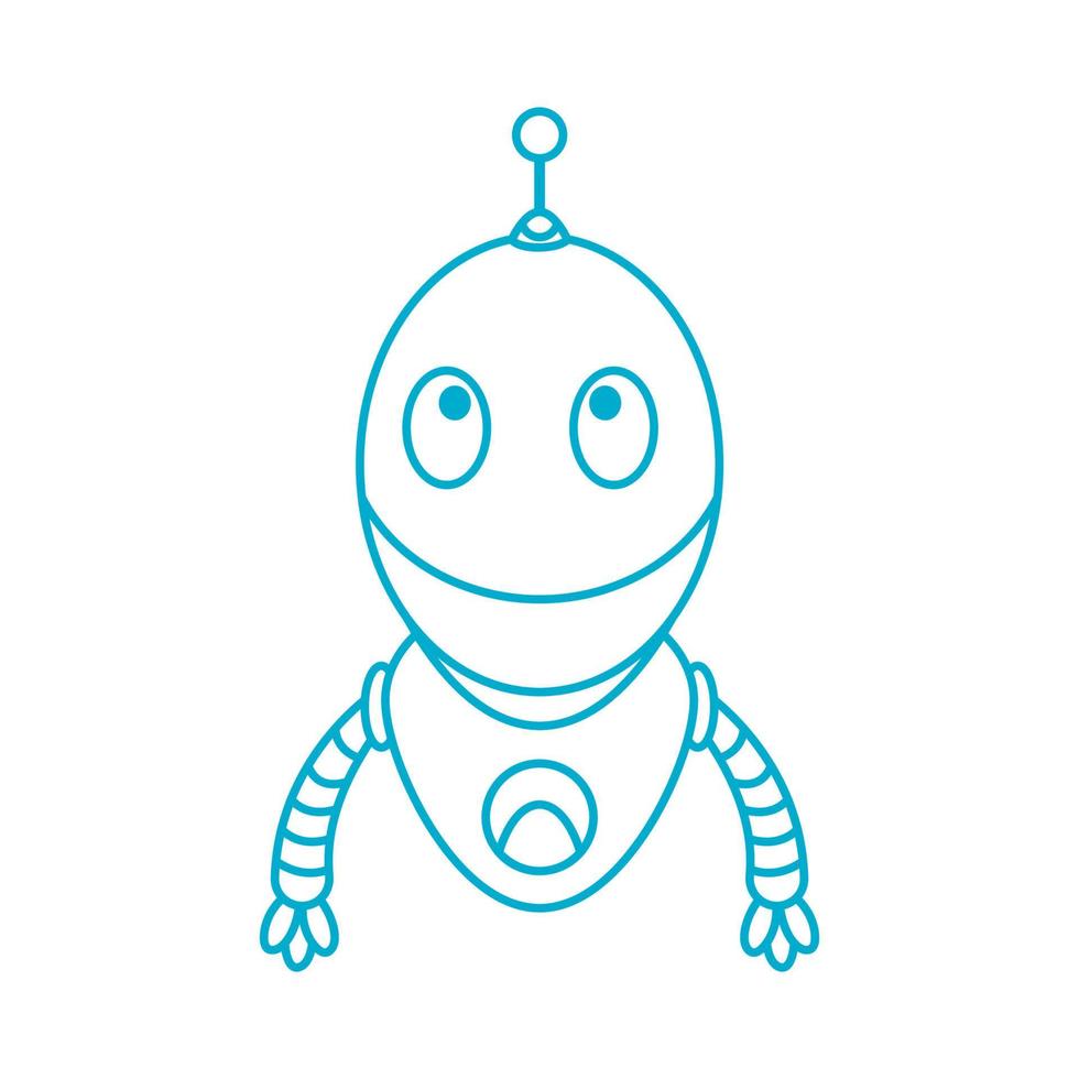 Robot icon vector illustration