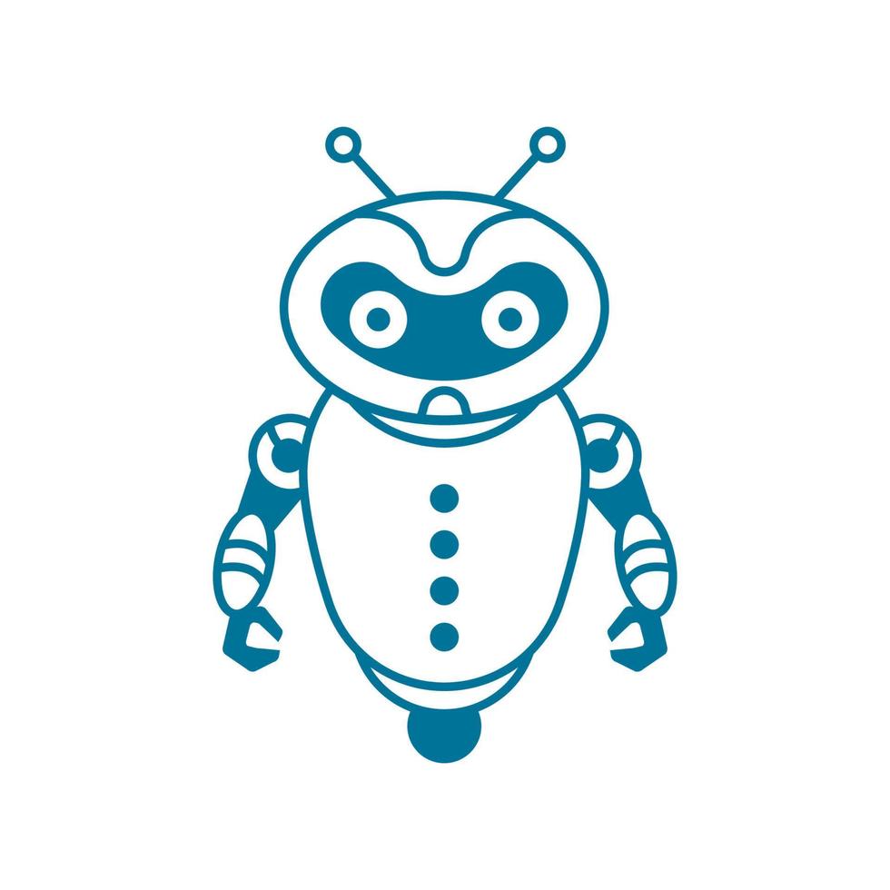Robot icon vector illustration